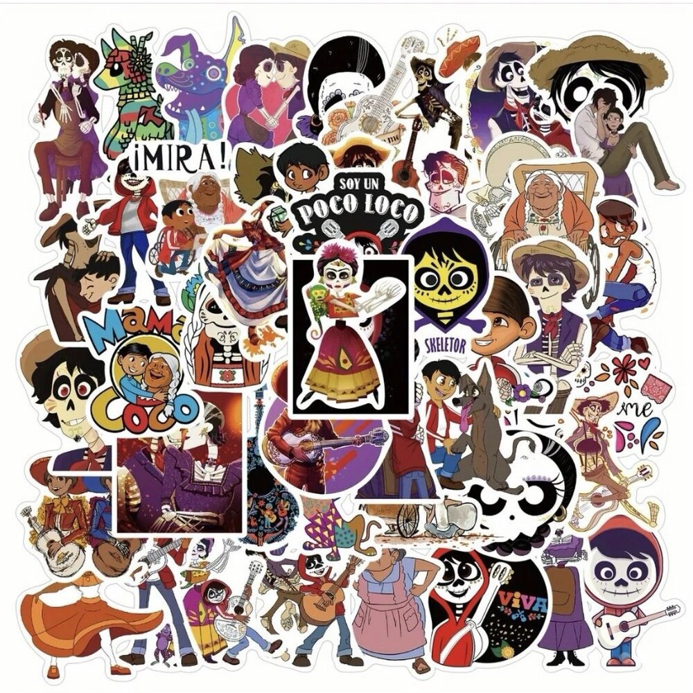 DISNEY CoCo‎ Movie Cartoon Stickers (25 Piece) SO CUTE!